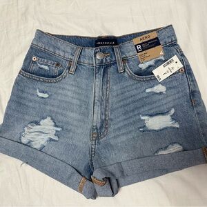 Aeropostale Women's Light Blue Jean Shorts